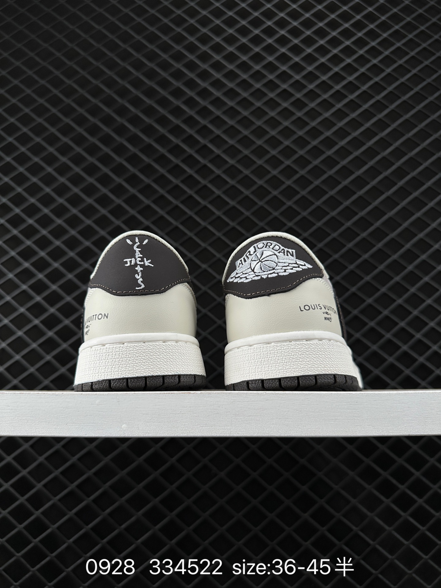 fragment design x Travis Scott x Nike Air Jordan 1 Low OG SP”Black/Green Toe“